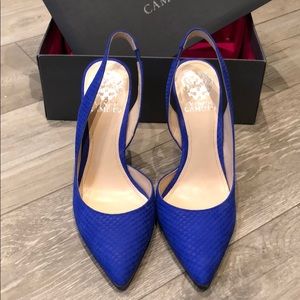 Vince Camuto Royal Blue pumps size 7M/37